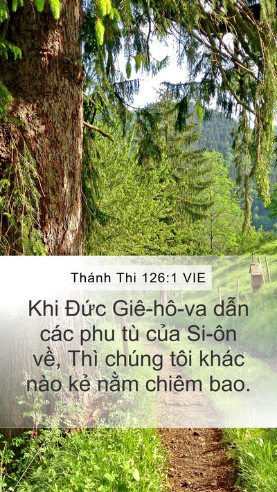 Thánh Thi 126:1 VIE Bible Verse Image