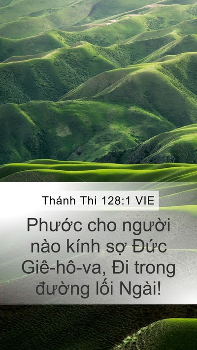 Thánh Thi 128:1 VIE Bible Verse Image