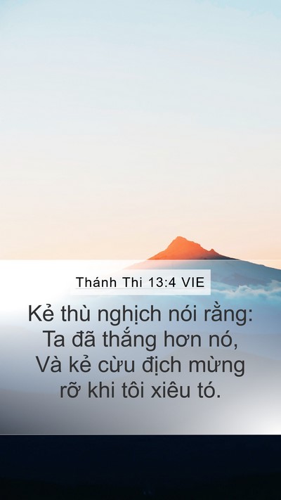 Thánh Thi 13:4 VIE Bible Verse Image