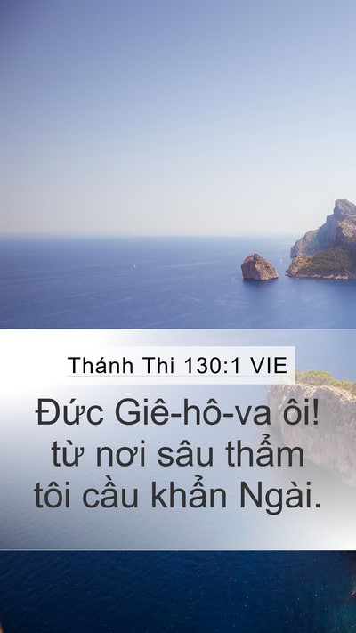 Thánh Thi 130:1 VIE Bible Verse Image