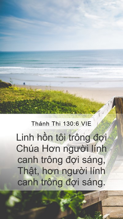 Thánh Thi 130:6 VIE Bible Verse Image