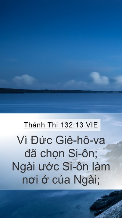 Thánh Thi 132:13 VIE Bible Verse Image