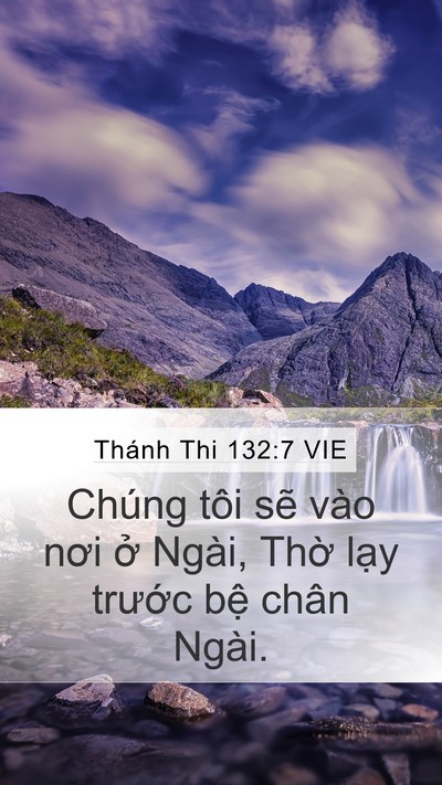 Thánh Thi 132:7 VIE Bible Verse Image