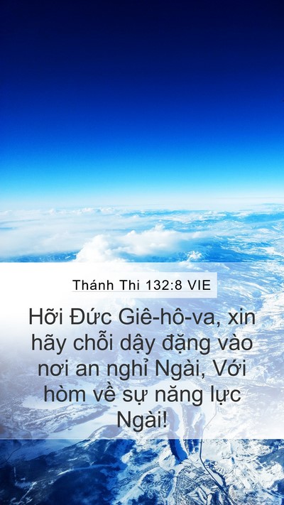 Thánh Thi 132:8 VIE Bible Verse Image