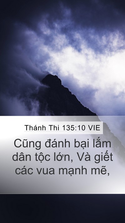 Thánh Thi 135:10 VIE Bible Verse Image