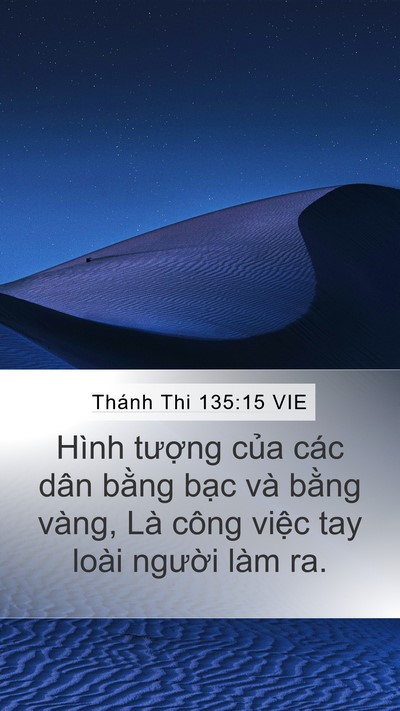Thánh Thi 135:15 VIE Bible Verse Image