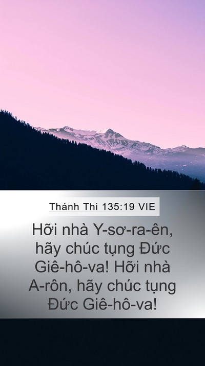 Thánh Thi 135:19 VIE Bible Verse Image