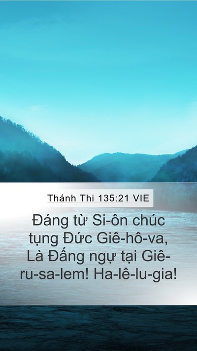 Thánh Thi 135:21 VIE Bible Verse Image