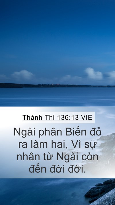 Thánh Thi 136:13 VIE Bible Verse Image