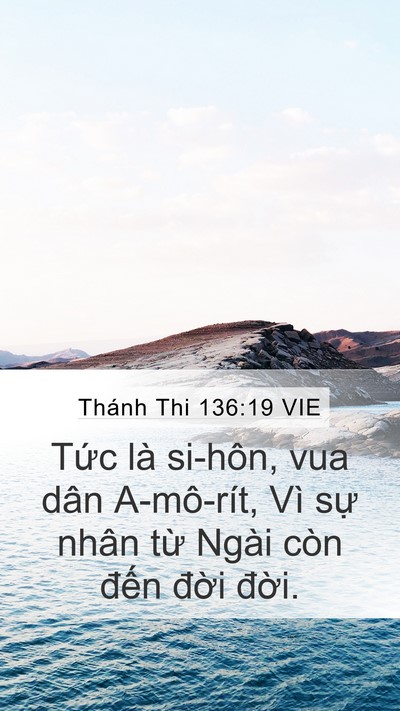 Thánh Thi 136:19 VIE Bible Verse Image