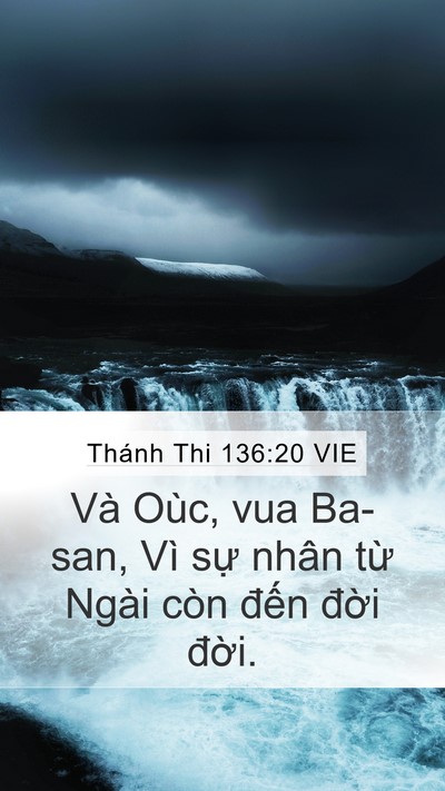 Thánh Thi 136:20 VIE Bible Verse Image