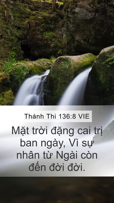 Thánh Thi 136:8 VIE Bible Verse Image