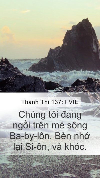 Thánh Thi 137:1 VIE Bible Verse Image