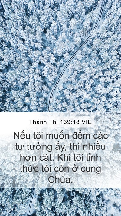 Thánh Thi 139:18 VIE Bible Verse Image