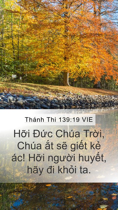 Thánh Thi 139:19 VIE Bible Verse Image
