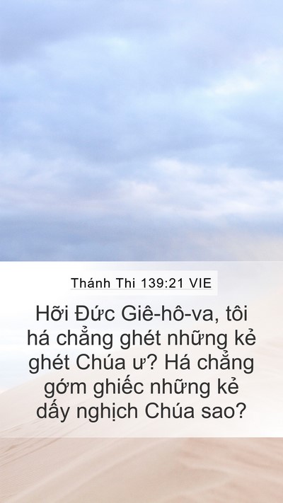 Thánh Thi 139:21 VIE Bible Verse Image