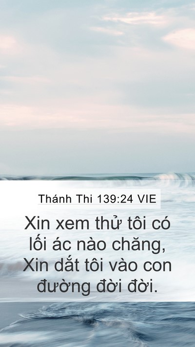 Thánh Thi 139:24 VIE Bible Verse Image