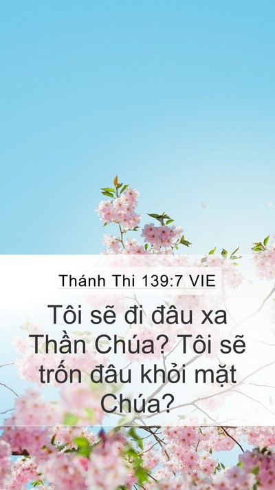 Thánh Thi 139:7 VIE Bible Verse Image