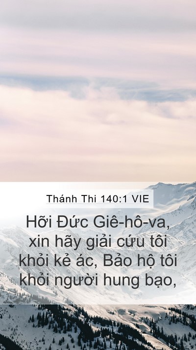 Thánh Thi 140:1 VIE Bible Verse Image
