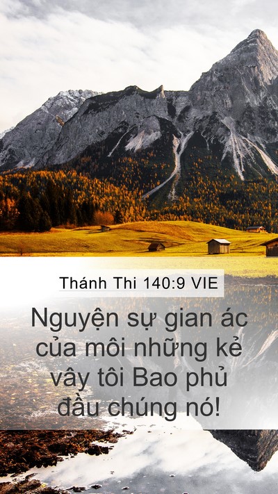 Thánh Thi 140:9 VIE Bible Verse Image
