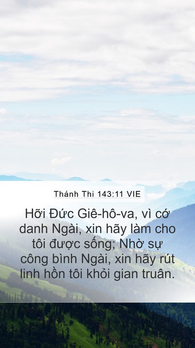 Thánh Thi 143:11 VIE Bible Verse Image