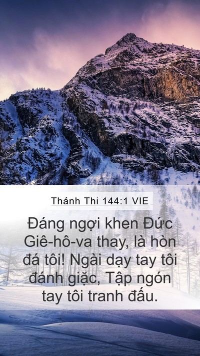 Thánh Thi 144:1 VIE Bible Verse Image