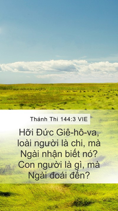 Thánh Thi 144:3 VIE Bible Verse Image