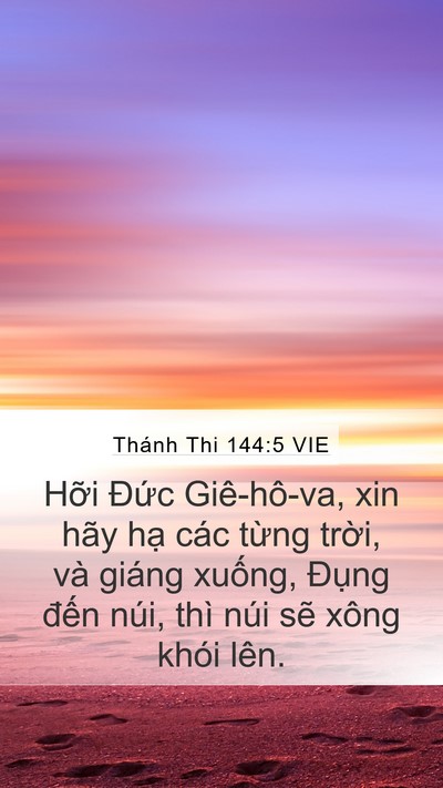 Thánh Thi 144:5 VIE Bible Verse Image