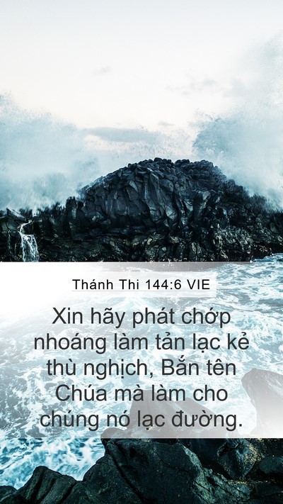 Thánh Thi 144:6 VIE Bible Verse Image