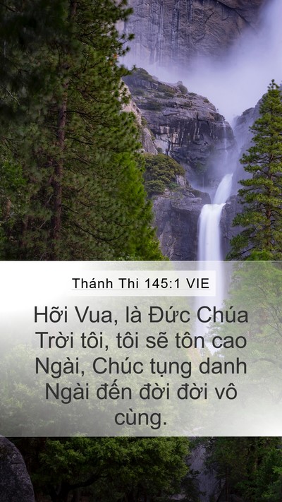 Thánh Thi 145:1 VIE Bible Verse Image