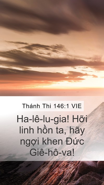 Thánh Thi 146:1 VIE Bible Verse Image