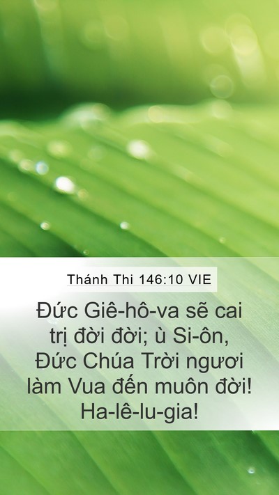 Thánh Thi 146:10 VIE Bible Verse Image