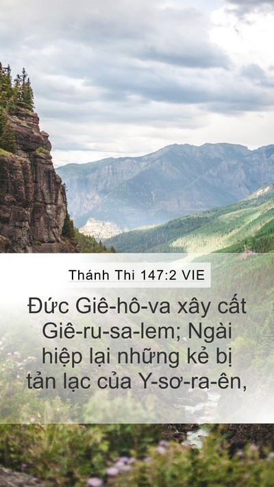Thánh Thi 147:2 VIE Bible Verse Image