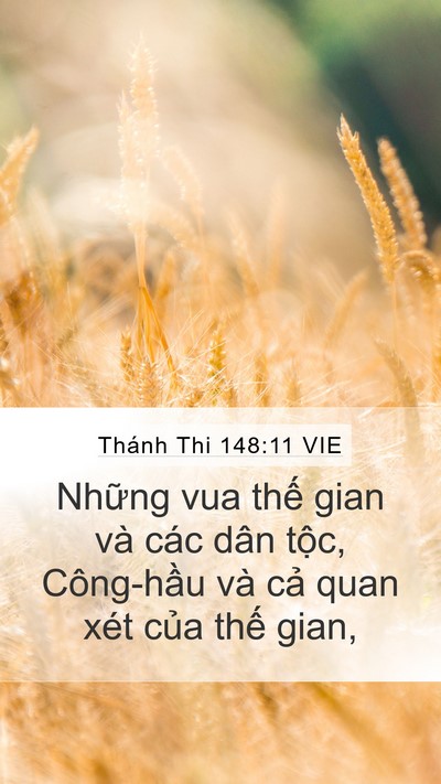 Thánh Thi 148:11 VIE Mobile Phone Wallpaper - Những vua thế gian và các dân tộc, - Mobile Bible Verse Wallpaper