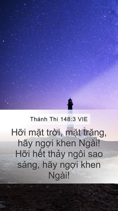 Thánh Thi 148:3 VIE Bible Verse Image