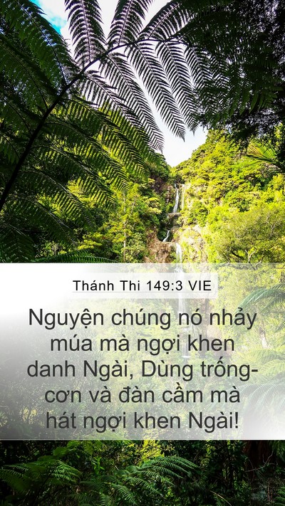 Thánh Thi 149:3 VIE Bible Verse Image