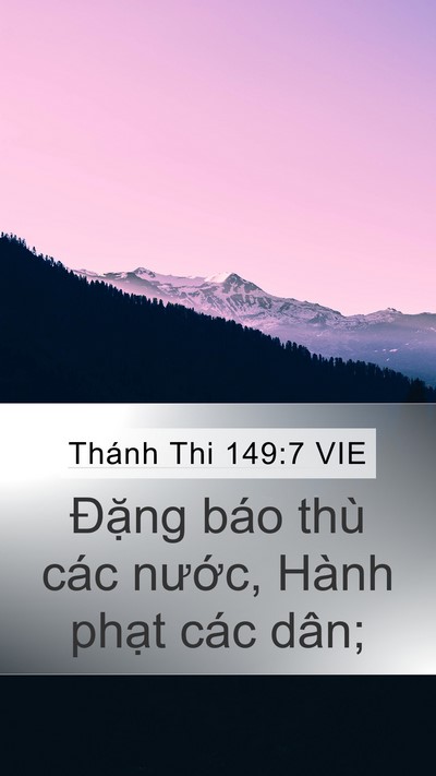 Thánh Thi 149:7 VIE Bible Verse Image