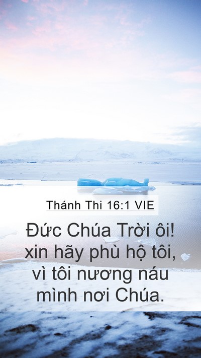 Thánh Thi 16:1 VIE Bible Verse Image
