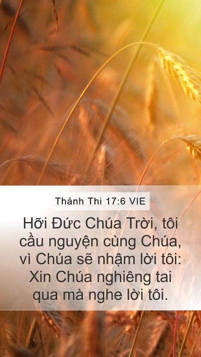 Thánh Thi 17:6 VIE Bible Verse Image