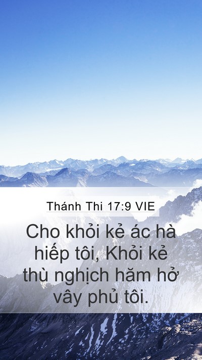 Thánh Thi 17:9 VIE Bible Verse Image