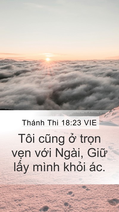 Thánh Thi 18:23 VIE Bible Verse Image