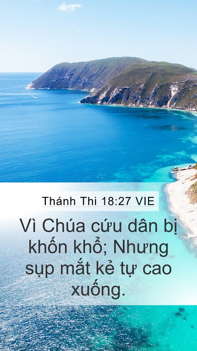 Thánh Thi 18:27 VIE Bible Verse Image