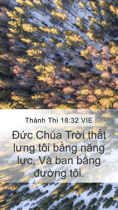 Thánh Thi 18:32 VIE Bible Verse Image