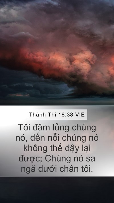 Thánh Thi 18:38 VIE Bible Verse Image
