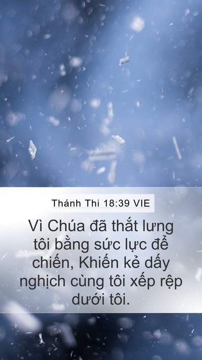 Thánh Thi 18:39 VIE Bible Verse Image