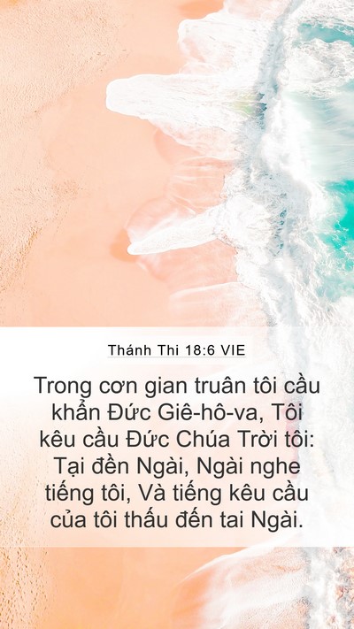 Thánh Thi 18:6 VIE Bible Verse Image