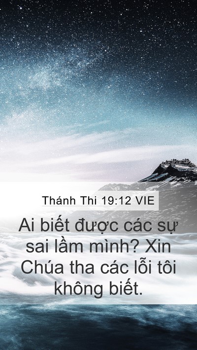 Thánh Thi 19:12 VIE Bible Verse Image
