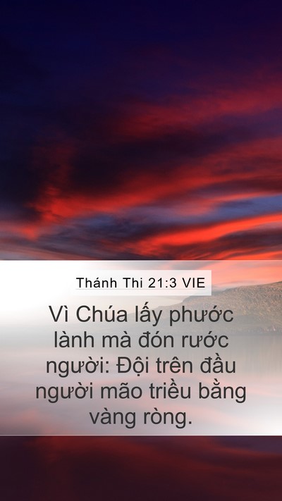Thánh Thi 21:3 VIE Bible Verse Image