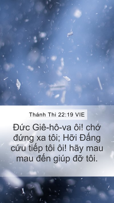 Thánh Thi 22:19 VIE Bible Verse Image