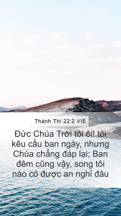 Thánh Thi 22:2 VIE Bible Verse Image